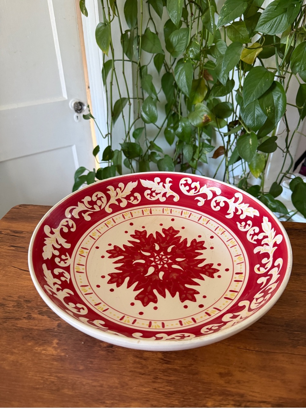 Port Townsand Earthenware Majorca Red bowl